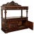 Traditional Antique Scottish Carved Oak Renaissance Revival Wine Server Buffet Sideboard For Sale - Image 3 of 12