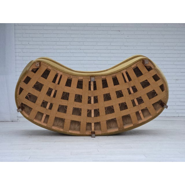 Vintage Danish Three-Seater Banana Sofa, 1960s For Sale - Image 15 of 18