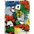 Contemporary 19.6" by 25.5" Abstract Figurative Original Oil Painting Inspired by Karel Appel, Unframed For Sale - Image 3 of 10