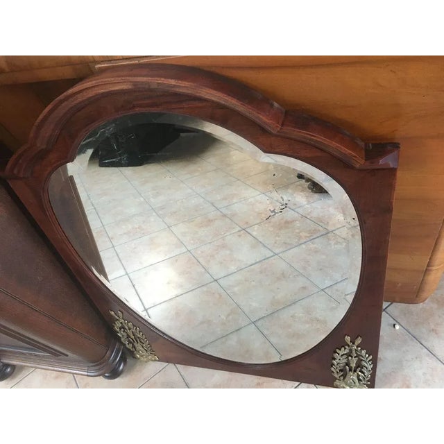 Mirror with Walnut Frame, 1918 For Sale - Image 15 of 18