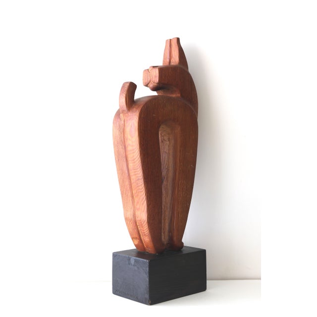Finnish Lynx Sculpture by W. Hynninen Mid-Century For Sale In West Palm - Image 6 of 11