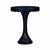 2020s Scalloped Round Drink Table Navy Blue For Sale - Image 5 of 10