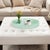 Round Scalloped Riviera Tray - Sage Green For Sale - Image 9 of 9