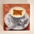 'Affogato at Vivoli Firenze' is an original oil painting on wood panel by artist Tess Ramirez. Painting measurements are...