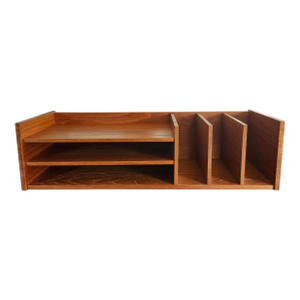 Mid Century Desk Organizer in Teak by Pedersen & Hansen Denmark