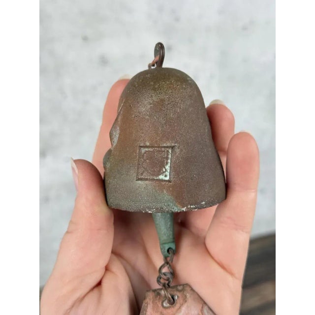 Metal 1970s Arcosanti Cast Bronze Wind Bell by Paolo Soleri For Sale - Image 7 of 7