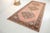 Authentic Hand-Knotted Runner, Faded Pink Vintage Rug, For Sale - Image 4 of 10