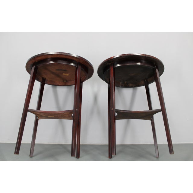 No. 206 Side Tables from Thonet, Former Czechoslovakia, 1930s, Set of 2 For Sale - Image 16 of 18