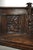 Brown 18th Century Italian Hall Bench with Wood Carvings For Sale - Image 8 of 14
