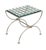 French Modern Occasional or Side Tables of Brushed Steel - Two Available For Sale - Image 10 of 11