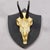 Antique Black Forest Chamois Trophy on Black Plaque - Salem Germany 1876 Item e8160 A decorative trophy of the chamois...