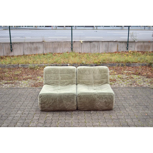 Textile Vintage Modular Sofa, 1970s, Set of 2 For Sale - Image 7 of 18