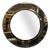 Italian Modern Round Double-Glass Wall Mirror, 1970s For Sale