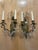 Pair of French Bronze and Crystal Antiques Sconces For Sale - Image 4 of 12