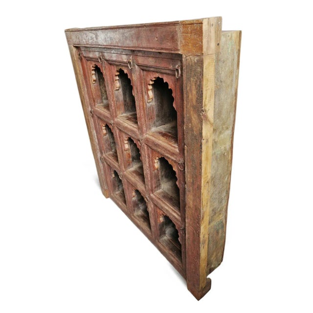 Indian Early 20th Century Antique Jodhpur Temple Shelf For Sale - Image 3 of 11