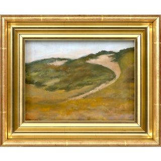 1980s "Path to Ryder Beach" Pastel Drawing by Jan Messier, Framed For Sale
