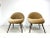 1950s Vintage Tan Chairs - a Pair For Sale - Image 4 of 10