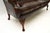Brown Vintage Leather Wing Back Sofa, 1930 For Sale - Image 8 of 10