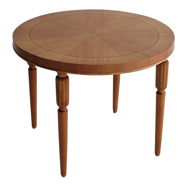 1950s Swedish Modern Veneered Centre Table For Sale