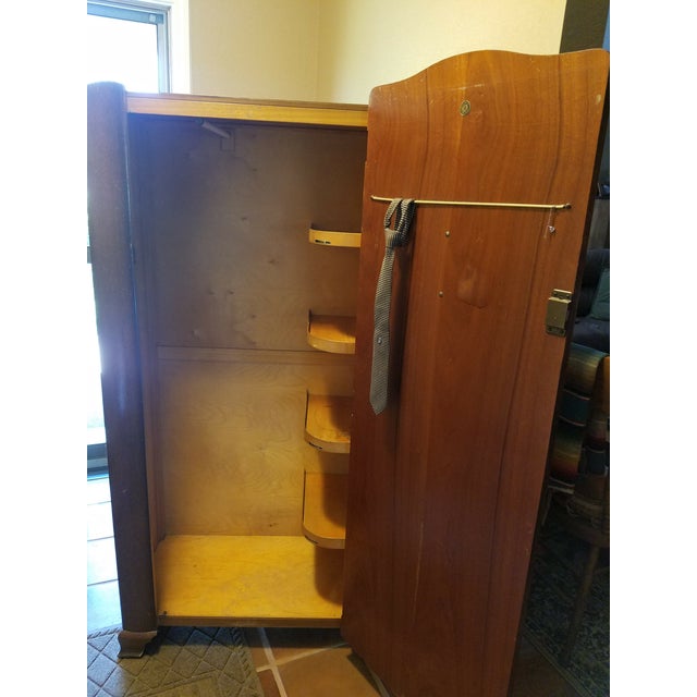 Harris Lebus Art Deco Gentlemens Wardrobe Chairish