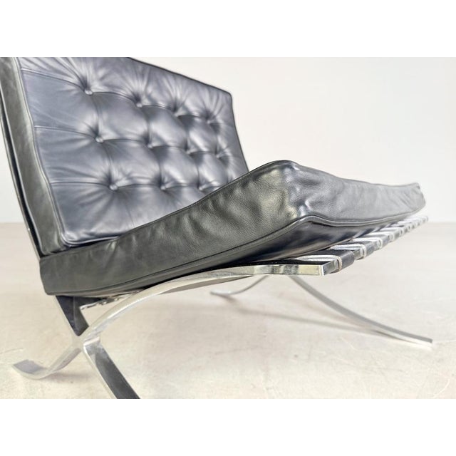 Barcelona Chair by Mies Van Der Rohe for Knoll International For Sale - Image 13 of 16