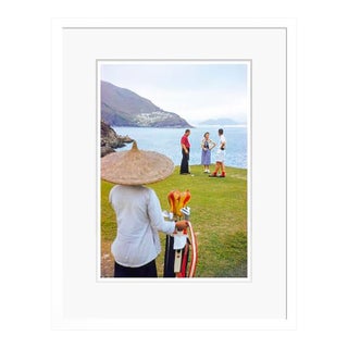 Toni Frissell 'Golf in Hong Kong' Archival Pigment Print Framed in White For Sale