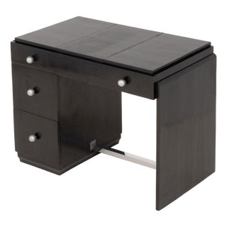 Art Deco Ebonized Writing Desk For Sale