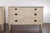 Pair of French Neoclassical Style 1930s Painted Chests with Marble Tops For Sale - Image 9 of 12