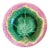 Etruscan Majolica Mable Leaf Wall Plate by Griffin Smith & Hill, 1880's For Sale