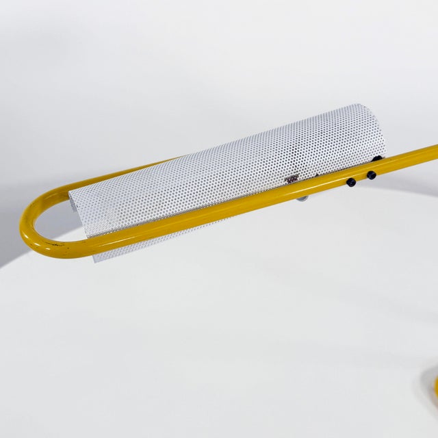 Yellow Desk Lamp from Candle, 1980s For Sale - Image 6 of 11