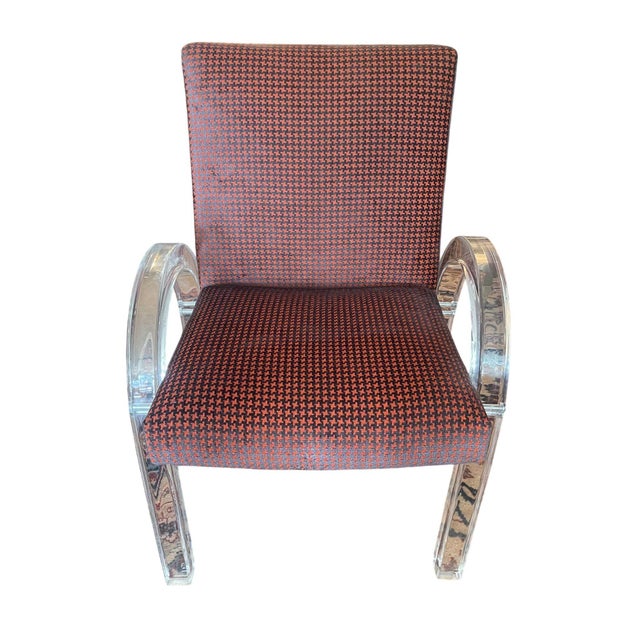 Set of Ten Attributed Charles Hollis Jones Lucite Dining Chairs, Usa, Circa 1970's For Sale - Image 4 of 9
