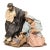 Vintage Baroque-Style Holy Family Nativity Figures Set Resin Hand-Painted 2000s For Sale
