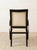 Vintage Black & Gold Neoclassical Armchair For Sale - Image 4 of 12