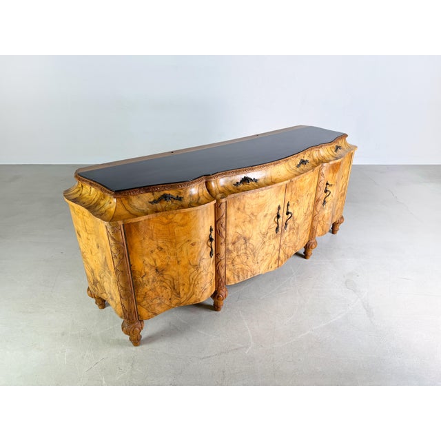 We are offering a beautiful sideboard/sideboard with mirror attachment from "La Permanente Mobili Cantù" for sale. The...
