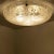 Metal Vintage Round Snowflake Glass Flush Mount, Germany, 1970 For Sale - Image 7 of 12