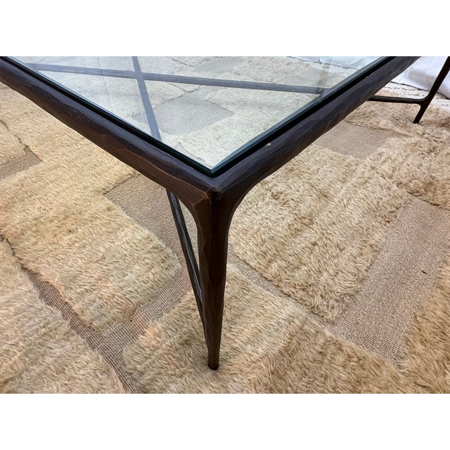 Metal Rh Thaddeus Rectangular Coffee Table For Sale - Image 7 of 18