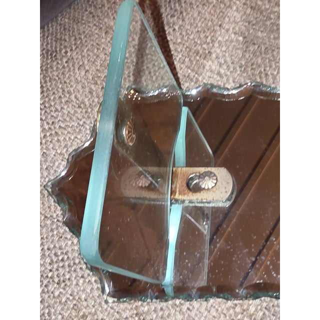Art Deco Small Mirrored Shelf Bracket For Sale - Image 3 of 6