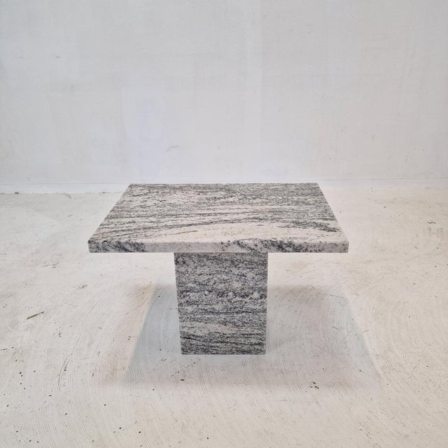 Italian Coffee Table in Granite, 1980s For Sale - Image 6 of 15