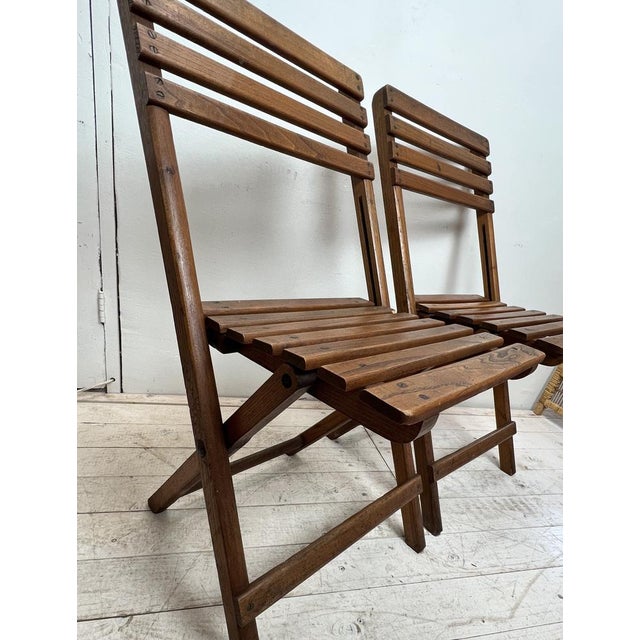 Set of Folding Chairs For Sale - Image 5 of 18