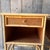 Brown Cane Bedside Tables with Drawer and Enclosed Shelf, Set of 2 For Sale - Image 8 of 9