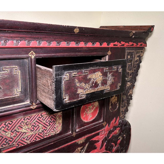 Antique Tall Temple Altar Table (3629), Circa 1800-1949; For Sale - Image 4 of 13