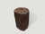 2010s Andrianna Shamaris Modern Organic Charred Tall Side Table For Sale - Image 5 of 6