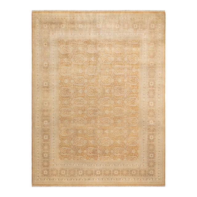 Mogul, One-of-a-Kind Hand-Knotted Area Rug - Brown, 8' 1" x 10' 7" For Sale