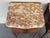 Brown Antique Louis XV French Marquetry Marble Top Nightstands, Set of 2 For Sale - Image 8 of 13