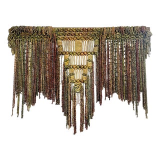 Vintage Rope Handmade Macrame Wall Tapestry, 1970s For Sale