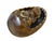 Wood Vintage Oval Egg Shape Wood Relief Carved Buddha Meditation Figure For Sale - Image 7 of 8
