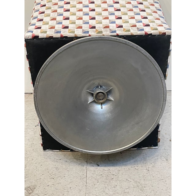 Metal Pair of Armless Swivel Lounge Chairs Attributed to Milo Baughman for Thayer Coggin For Sale - Image 7 of 9