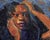 Constantly Waiting by Clyde Steadman | Oil Painting of a woman with hands on her face For Sale