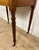 Antique English Style Wooden Writing Table with Leather Top and Drawers, 1930s For Sale - Image 9 of 13