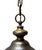 Art Nouveau Patinated Brass Hall Lantern, 1900s For Sale - Image 9 of 14